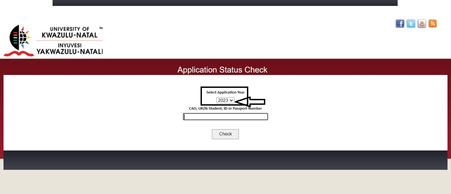 UKZN Status Check Online 2025 - UKZN Application Status Check