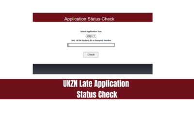 UKZN Late Application Status Check - A Comprehensive Guide