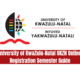 University of KwaZulu-Natal UKZN Online Registration Semester Guide