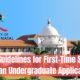 UKZN Guidelines for First-Time South African Undergraduate Applicants