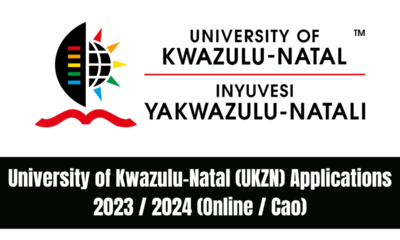 University of Kwazulu-Natal (UKZN) Applications 2023 / 2024 (Online / Cao)