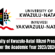 University of Kwazulu-Natal (Ukzn) Prospectus for the Academic Year 2023/2024