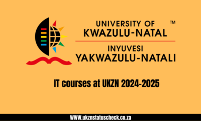 IT courses at UKZN 2024-2025