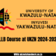 LLB Course at UKZN 2024-2025