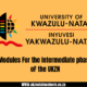 Modules for the intermediate phase of the UKZN