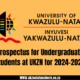 Prospectus for Undergraduate Students at UKZN for 2024-2025