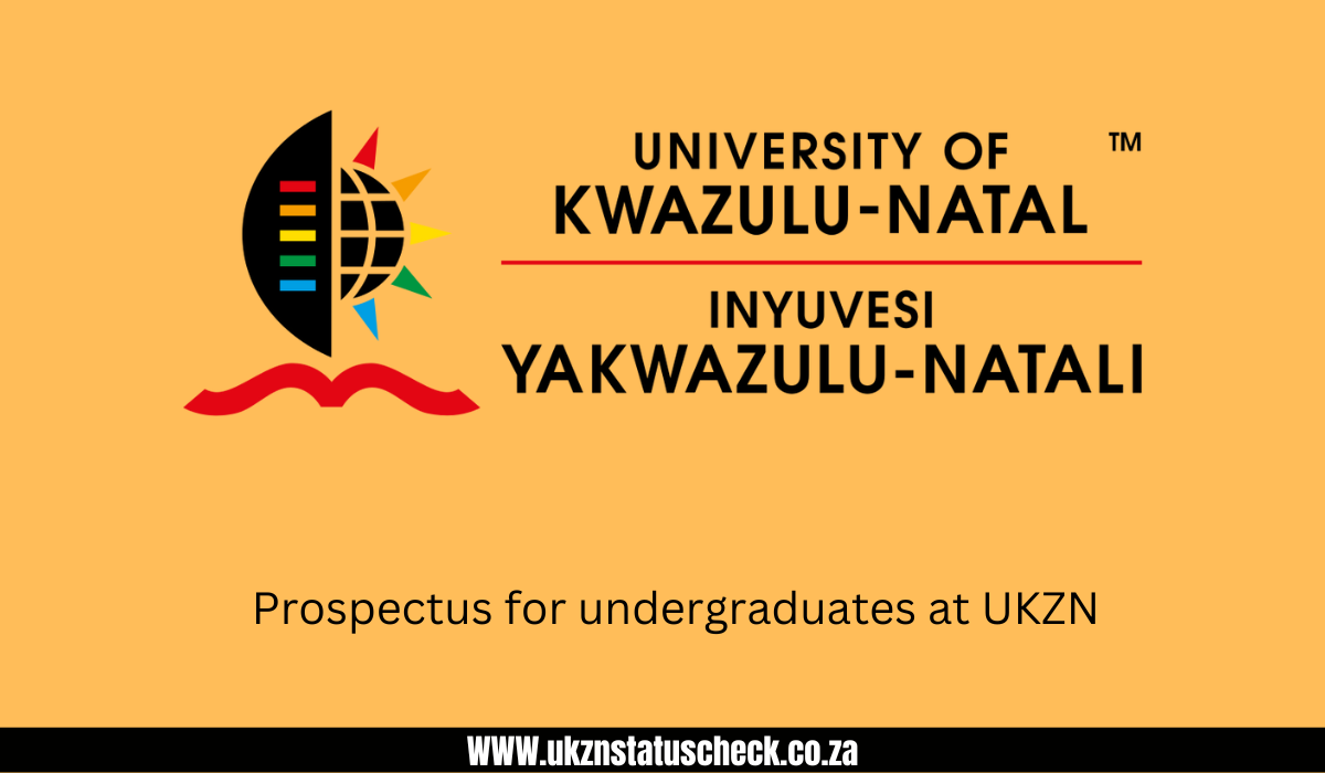 Prospectus for undergraduates at UKZN