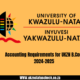 Accounting Requirements for UKZN B.Com 2024-2025