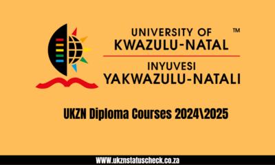 UKZN Diploma Courses 2024\2025