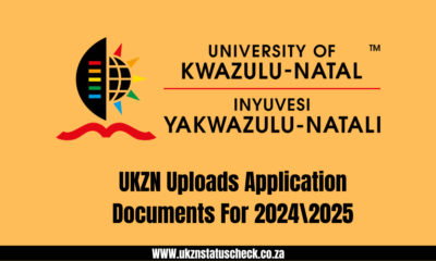 UKZN Uploads Application Documents For 2024\2025