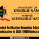 Amended Notification Regarding Admission and Registration in 2024 | UKZN Registrar Office