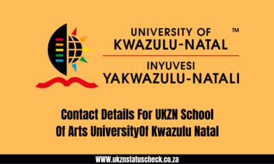 Contact Details For UKZN School Of Arts UniversityOf Kwazulu Natal