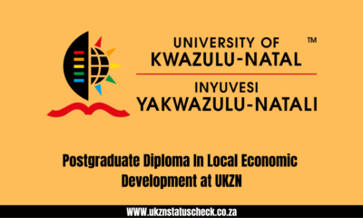 Postgraduate Diploma In Local Economic Development at UKZN