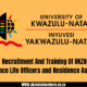 Recruitment And Training Of UKZN Residence Life Officers and Residence Assistants