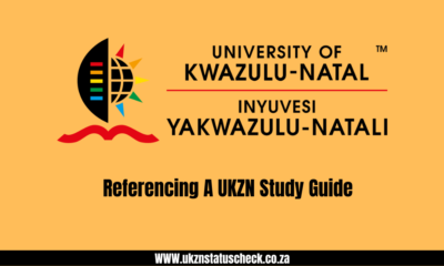 Referencing A UKZN Study Guide