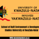 School of Built Environment & Development Studies University of KwaZulu-Natal
