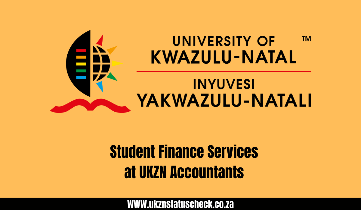 Student Finance Services at UKZN Accountants