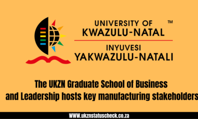 The UKZN Graduate School of Business and Leadership hosts key manufacturing stakeholders