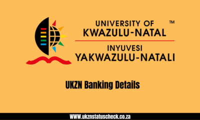 UKZN Banking Details