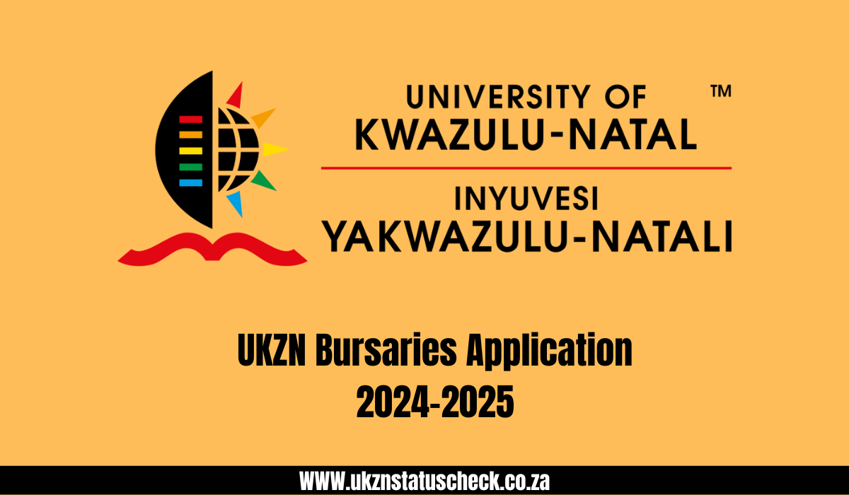 UKZN Bursaries Application 2024-2025