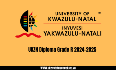 UKZN Diploma Grade R 2024-2025