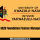 UKZN Foundation Finance Manager