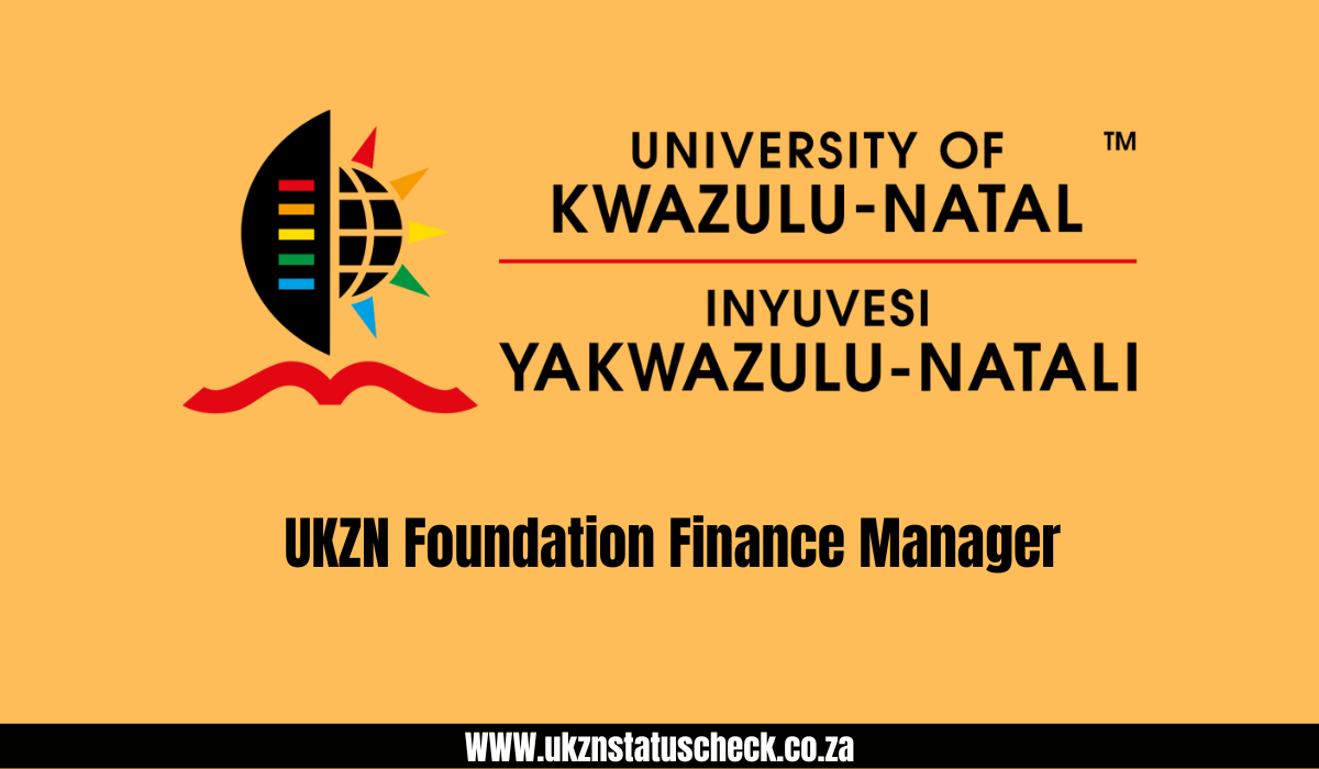 UKZN Foundation Finance Manager