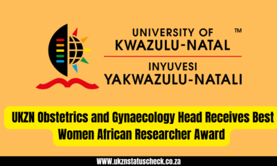 UKZN Obstetrics and Gynaecology Head Receives Best Women African Researcher Award