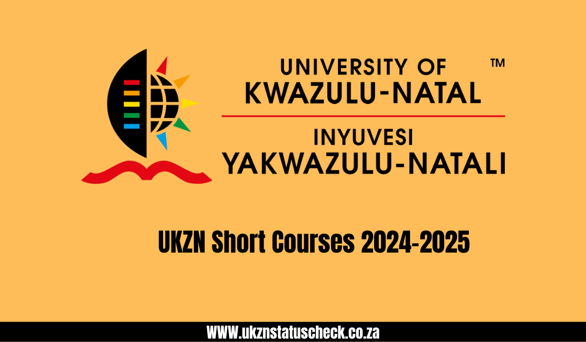 UKZN Short Courses 2024-2025
