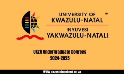 UKZN Undergraduate Degrees 2024-2025