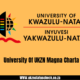 University Of UKZN Magna Charta