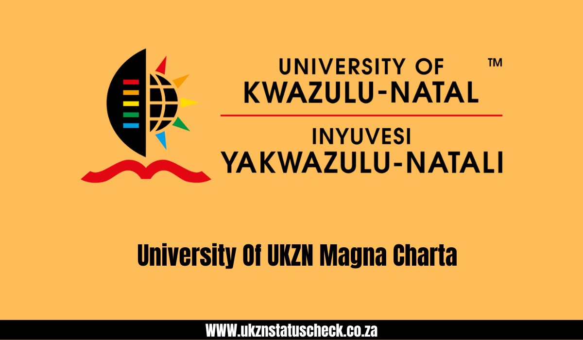 University Of UKZN Magna Charta