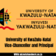 University of KwaZulu-Natal Vice-Chancellor and Principal