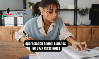 Appreciation Alumni Lunches For UKZN Class Notes