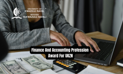 Finance And Accounting Profession Award For UKZN