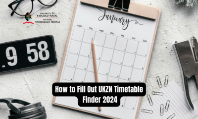 How to Fill Out UKZN Timetable Finder 2024