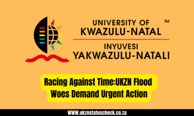 Racing Against Time:UKZN Flood Woes Demand Urgent Action