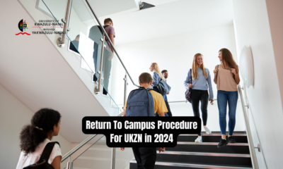 Return To Campus Procedure For UKZN in 2024