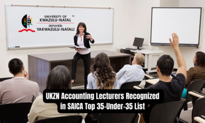 UKZN Accounting Lecturers Recognized in SAICA Top 35-Under-35 List