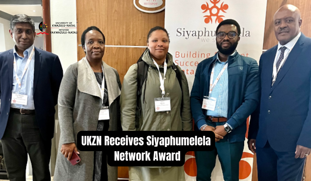 UKZN Receives Siyaphumelela Network Award