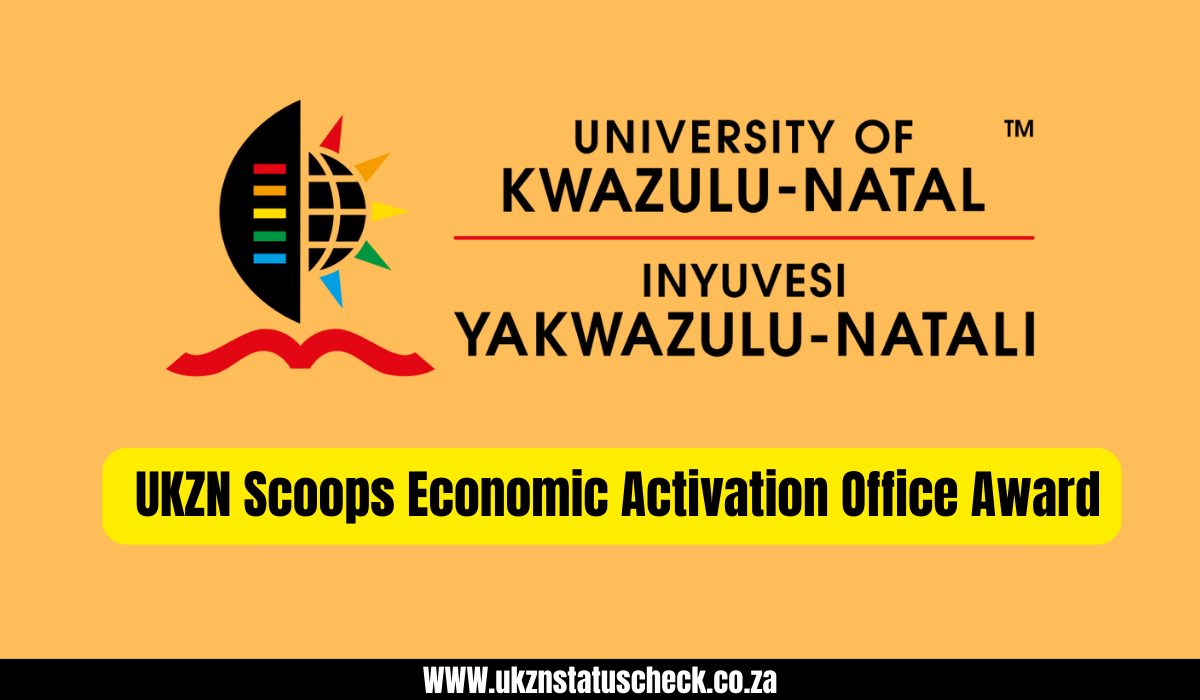 UKZN Scoops Economic Activation Office Award