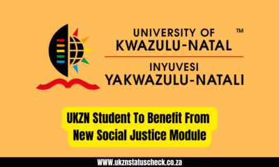 UKZN Student To Benefit From New Social Justice Module