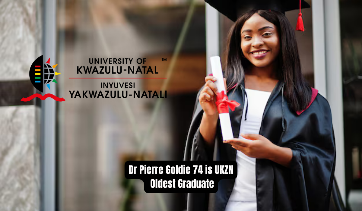 Dr Pierre Goldie 74 is UKZN Oldest Graduate