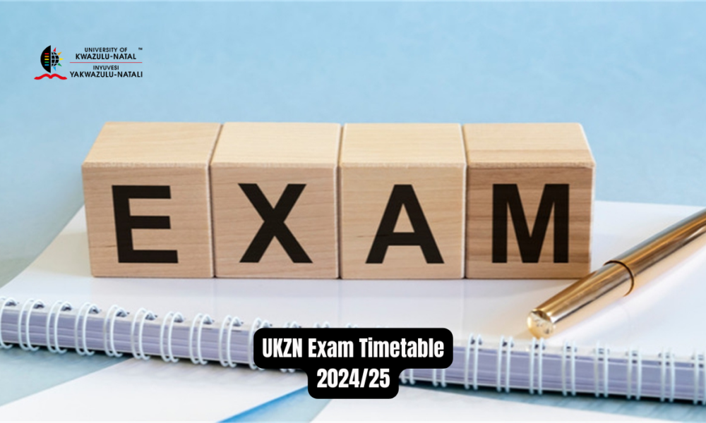 Ukzn exam timetable 2024 25