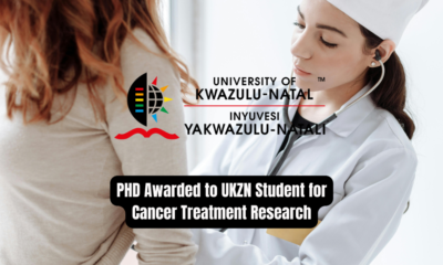 PHD Awarded to UKZN Student for Cancer Treatment Research