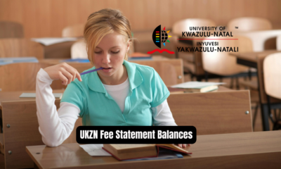 UKZN Fee Statement Balances