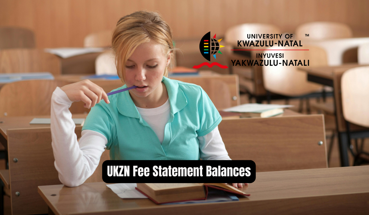 UKZN Fee Statement Balances