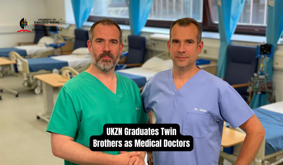 UKZN Graduates Twin Brothers as Medical Doctors